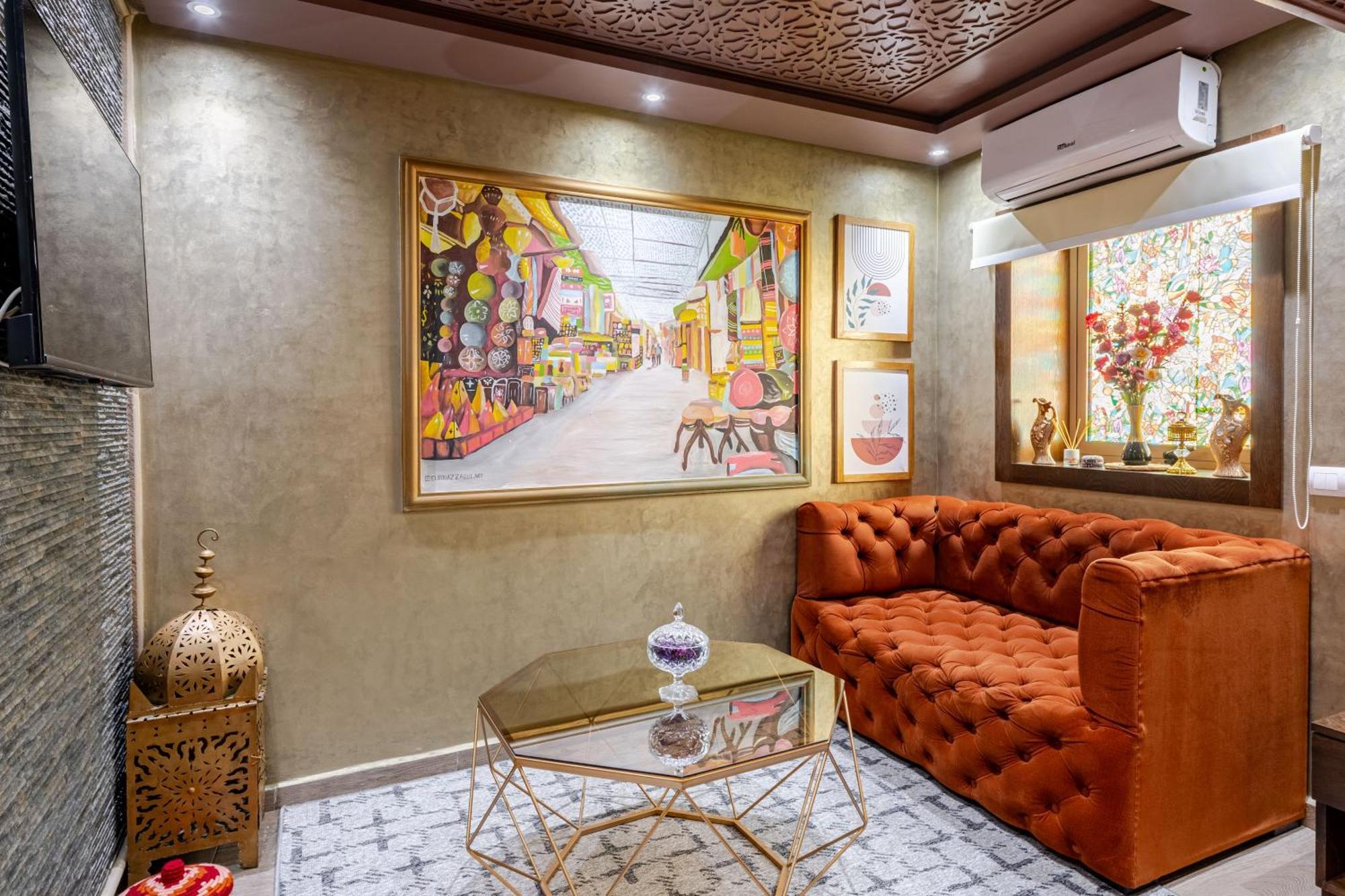Studio Elegant Au Coeur De La Medina De Rabat Bagian luar foto